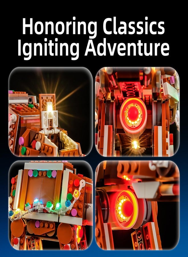 YEABRICKS LED Light for Lego-40806 Star Wars Gingerbread at-at Walker Building Blocks Model (Building Set NOT Included) - Image 2